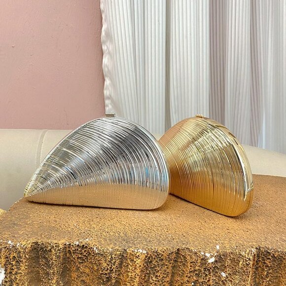 Acrylic Evening Clutch Bag Women Glitter Purse Small Shoulder Formal Event - Picture 7 of 8